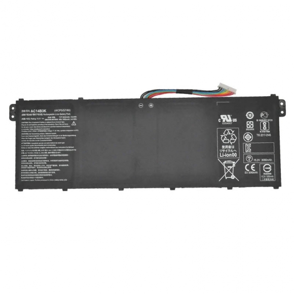 48Wh AC14B3K Battery For Acer Aspire ES1-572-30K0