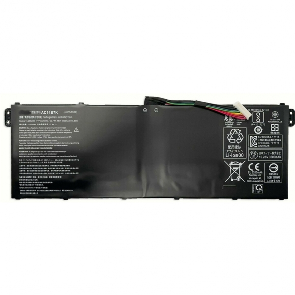 50.7Wh AC14B7K Battery For Acer Aspire 7 (A717-71G)