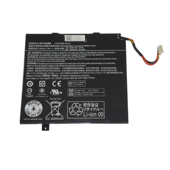 21.5Wh AP14A4M Battery For Acer Switch 10 FHD (SW5-015-15MT)