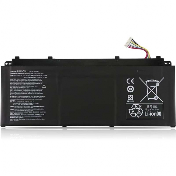 53.9Wh AP15O5L Battery For Acer Aspire S5-371T-76UX