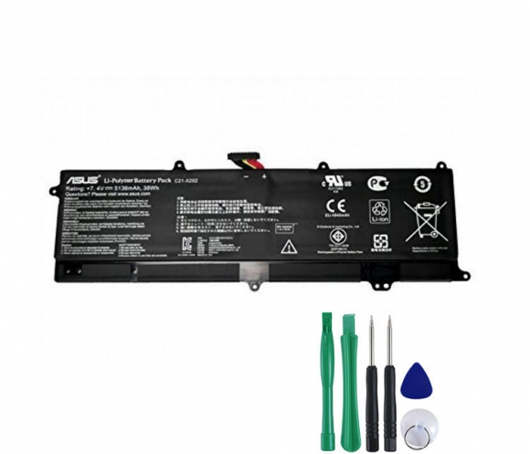 Original 38Wh Asus S200E-CT184H VivoBook Battery