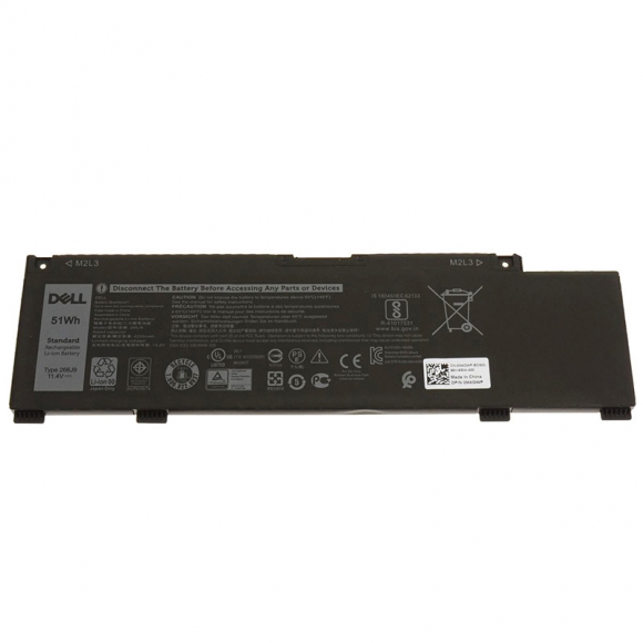 Original Dell Ins 15PR-1765BL Battery 51Wh