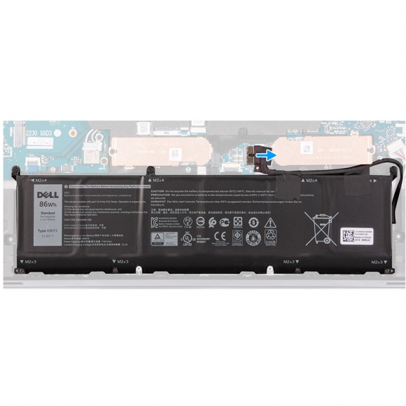 Original Dell XPS 15 9500 P91F001 Battery 86Wh