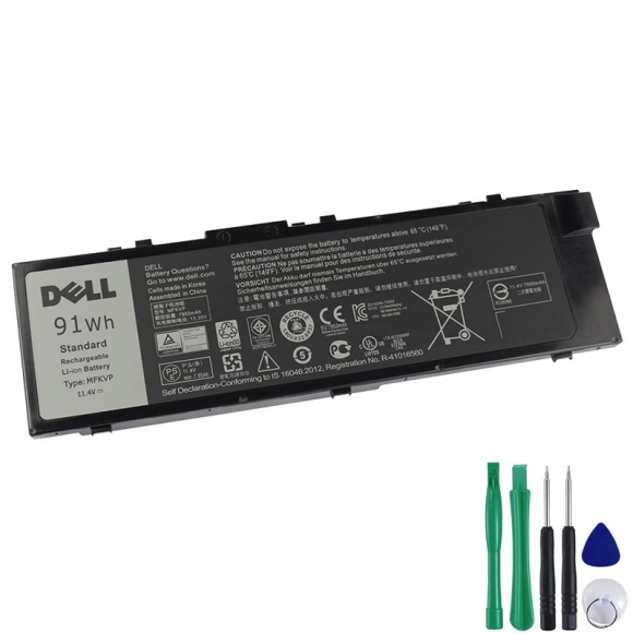 Original Dell Precision 7720-RN2JC Battery 91Wh