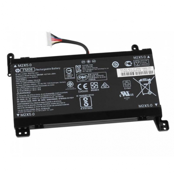 Original HP Omen 17-an060tx 17-an139tx 12Pin Battery 83.22Wh