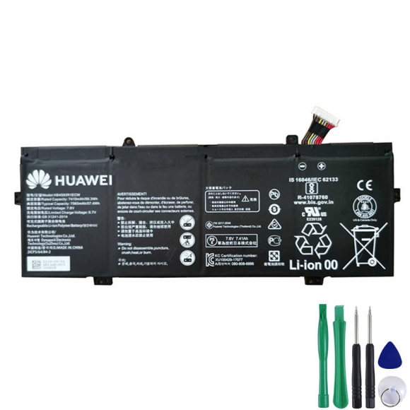 Original 56.3Wh Huawei matebook X Pro(i7-8550U/8GB/512GB/MX150) Battery