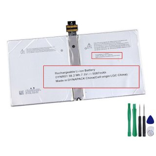 38.2Wh Microsoft Surface Pro 4 1724 G3HTA027H DYNR01 Battery