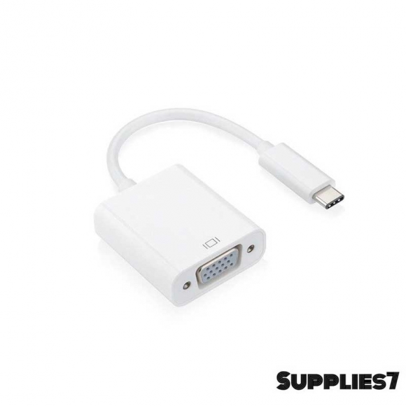 Supplies7-USB Type C Male to VGA Female Adapter